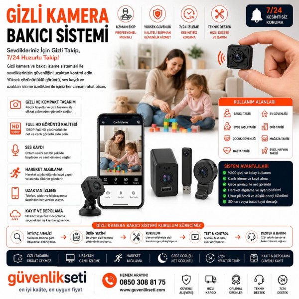 Gizli kamera Bakıcı Sistemi